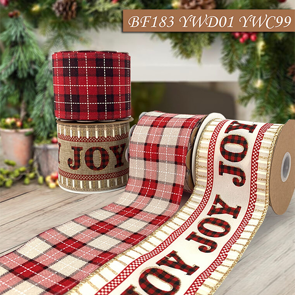 Christmas Plaid Ribbons : BF183