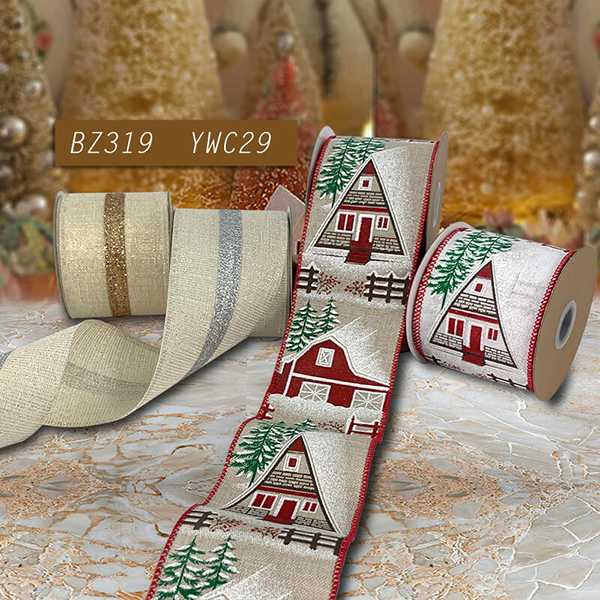 Christmas Farmhouse Ribbon
