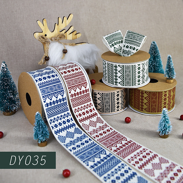 Scandinavian Christmas Ribbon