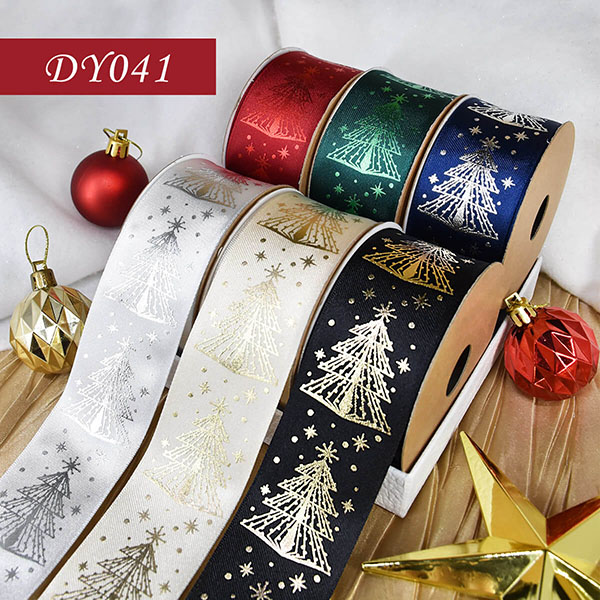 Foil Christmas Tree Ribbon