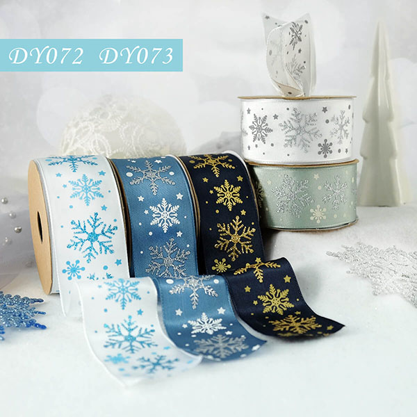 Christmas Snowflake Ribbon