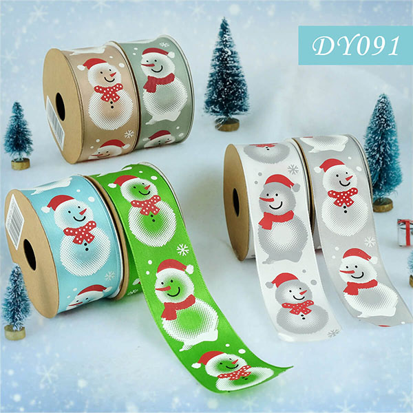 Christmas Snowman Ribbon