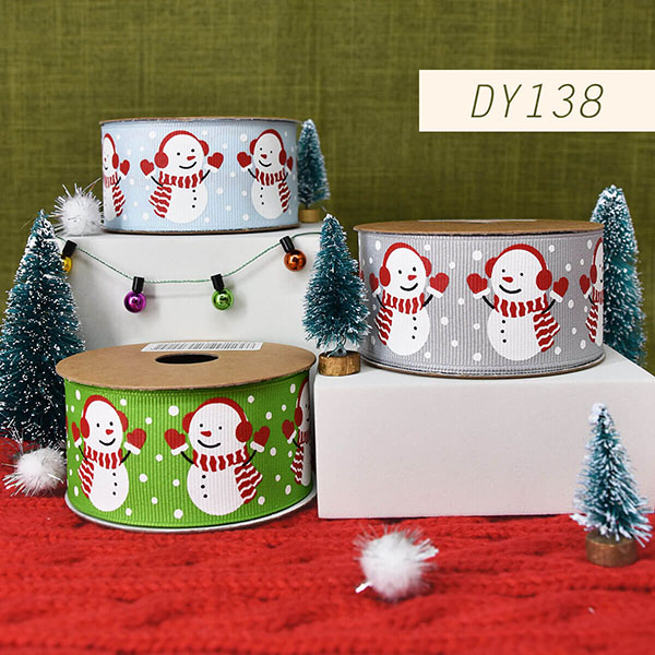 Christmas Snowman Ribbon