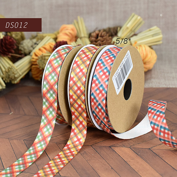 Fall Lozenge Narrow Ribbon