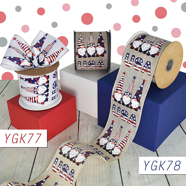 4TH of July Gnome Ribbon