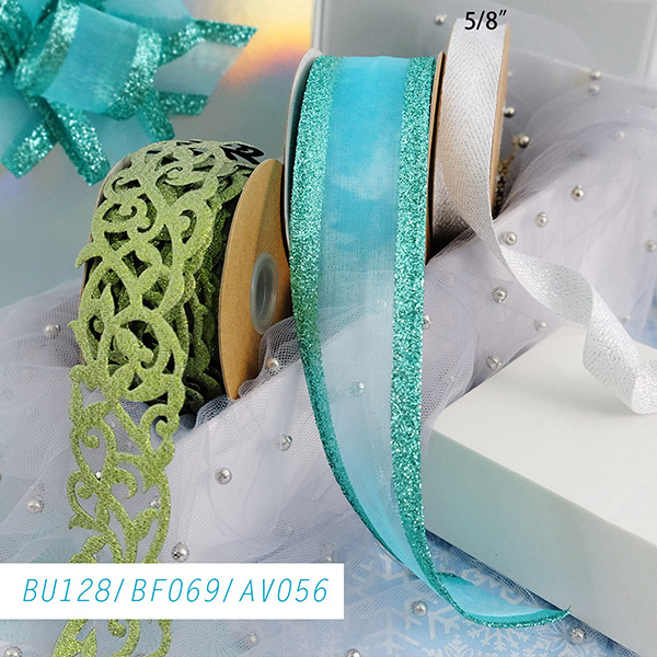 Spring Teal Assorted Ribbon