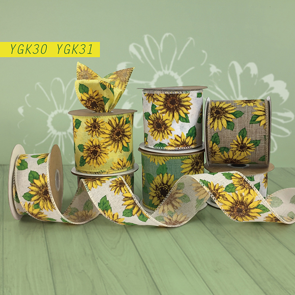 Spring Sunflower Ribbon