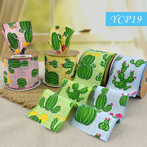 Spring Cactus Ribbon