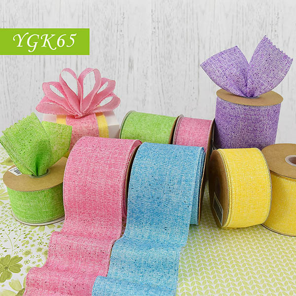 Glitter Dots Spring Ribbon