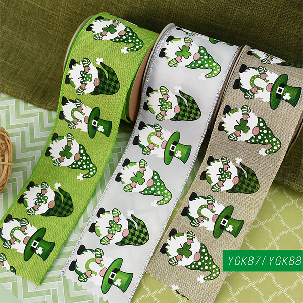 St. Patrick Day Gnome Ribbon