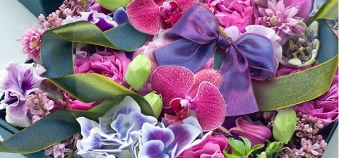 Floral Bouquet Ribbon